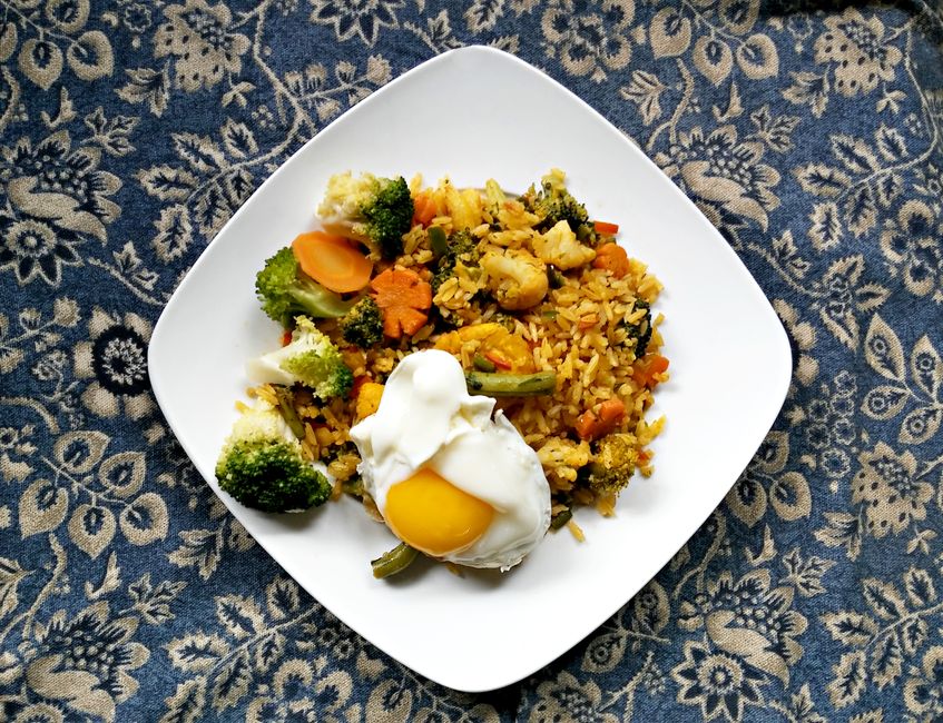 Vegetable Fried Rice for a cozy evening — food · Recipes