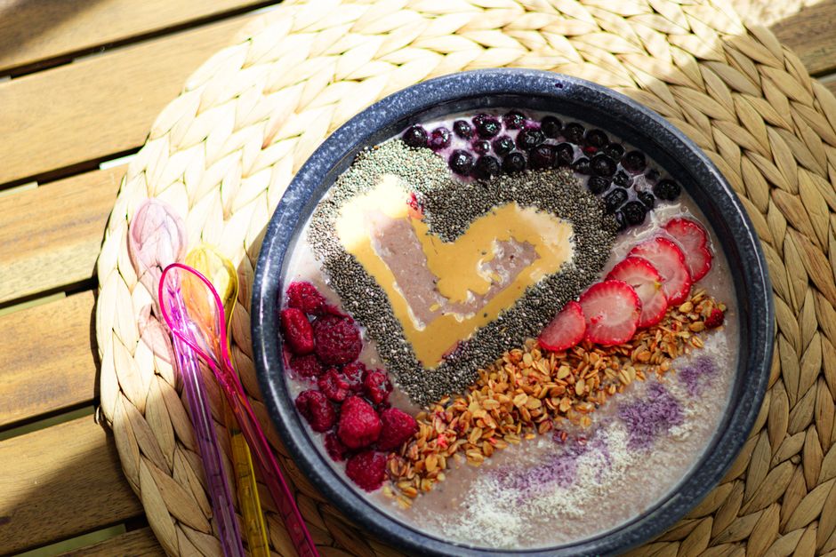 Strawberry Chia Pudding with cinnamon-maple butter — food · Breakfast & Brunch