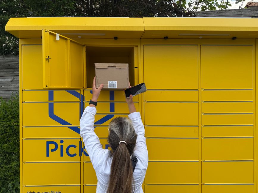 Mail Drop with woven texture — home · Organization