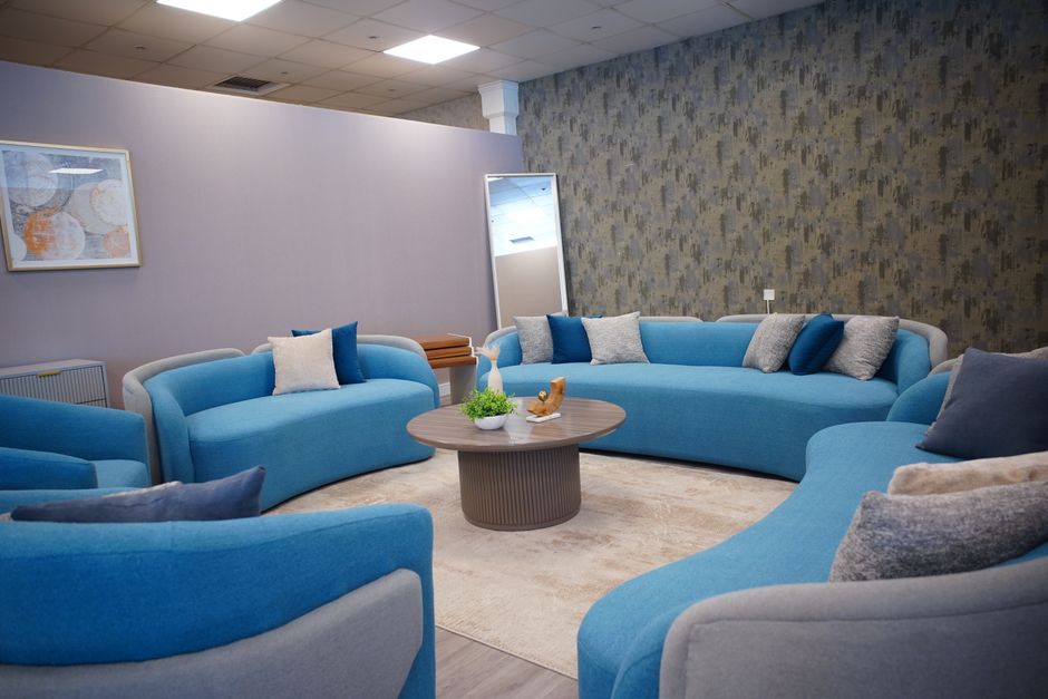 Sofa Layout with a practical focal point — home · Living Rooms
