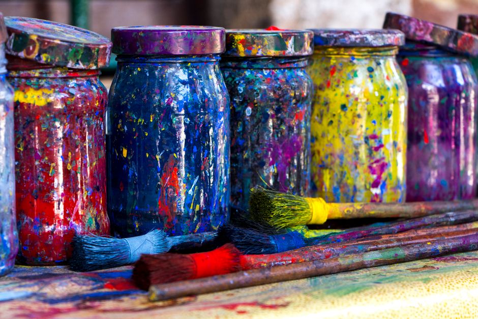 Painted Mug — memory jar beginners with a layered-paper effect — diy-creativity · DIY Gifts