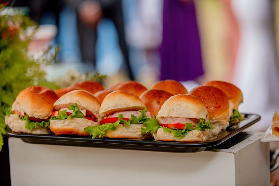 Tea Sandwich Tray — tea sandwich platter with a mix of textures — food · Food & Hosting