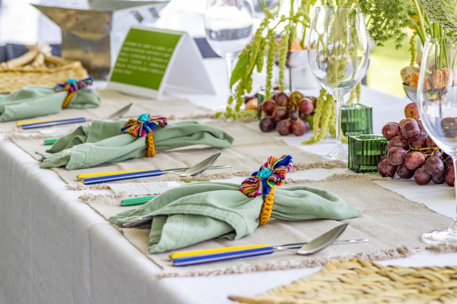 Carrot napkin rings