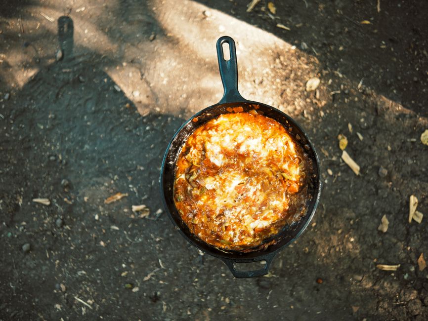 Shakshuka Skillet for brunch easy reset — food · Breakfast & Brunch