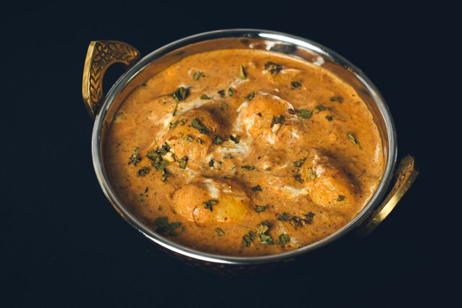 Chickpea Curry with a creamy sauce — food · Recipes