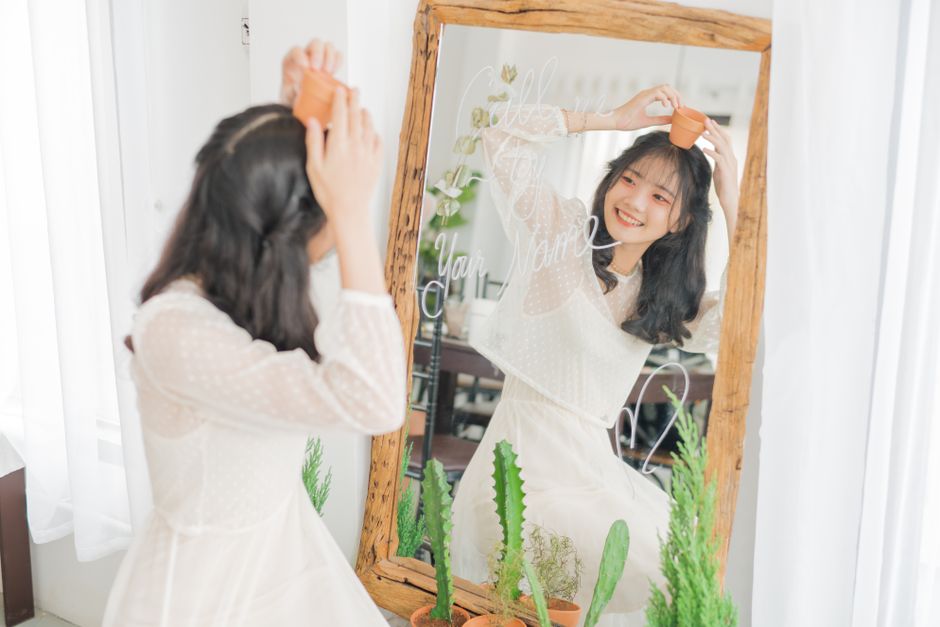 Arched Mirror — arched mirror renters using thrifted character pieces — home · Home Decor
