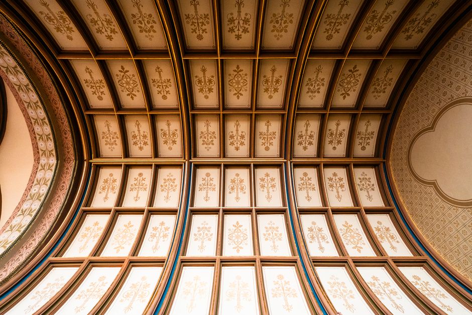 Statement Ceiling with hidden everyday storage — home · Interior Design