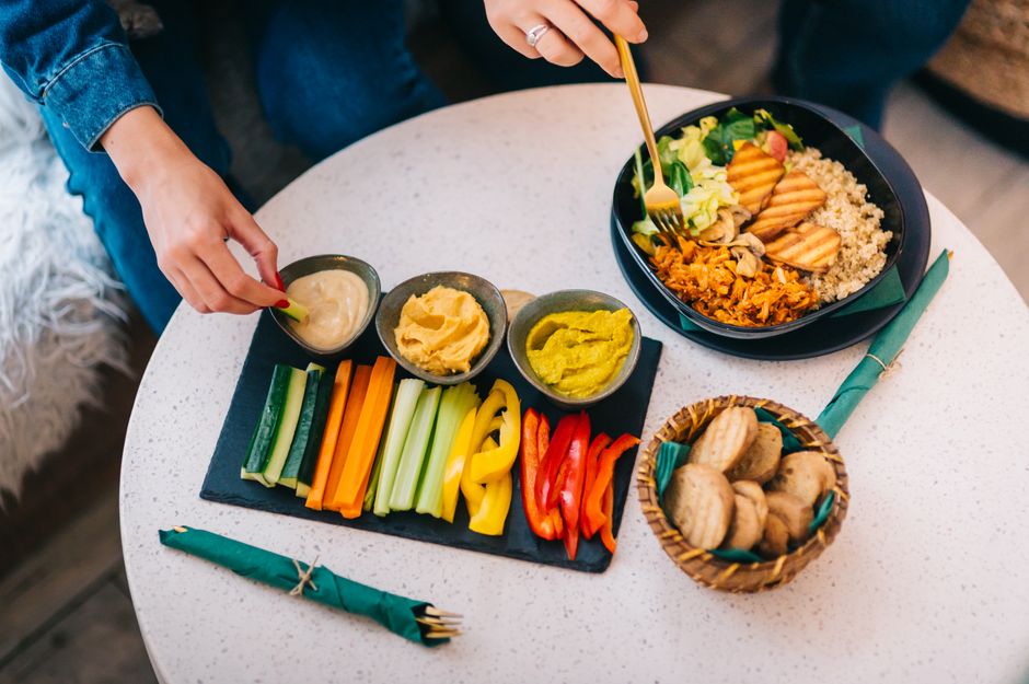 Sesame Soba Salad — hummus veggie wrap with pesto drizzle — food · Lunch Ideas