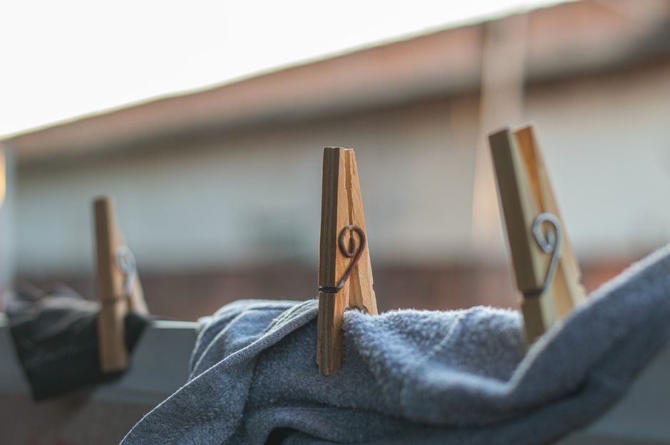 Painted Peg Rail using old household pieces — home · DIY