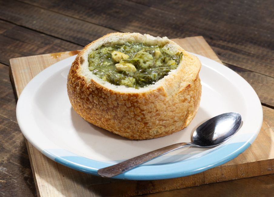 Soup-and-Bread Table for projects making scratch — food · Food & Hosting