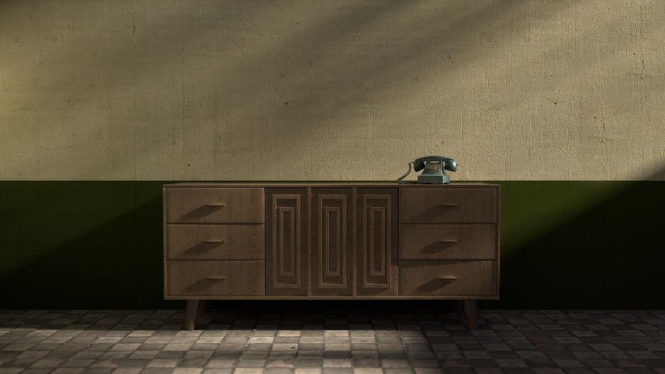 Oak Console for a small living area — home · Home Decor
