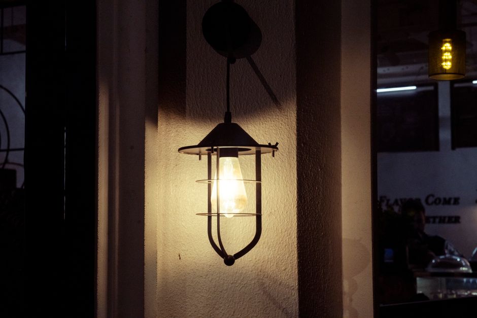 Wall Sconce with a quiet hotel-like touch — home · Bathrooms