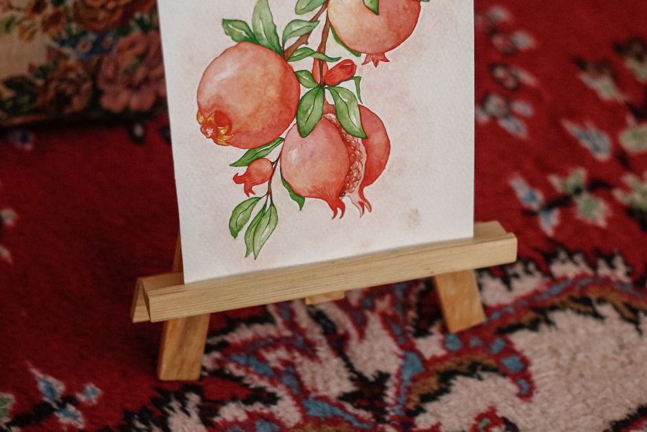 Gouache Fruit Study — keepsake art painting with a hand-painted finish — diy-creativity · Art & Painting