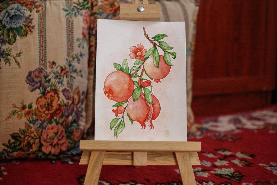 Gouache Fruit Study for wash handmade home — diy-creativity · Art & Painting