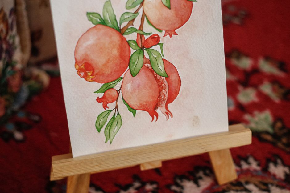 Gouache Fruit Study for a thoughtful gift — diy-creativity · Art & Painting