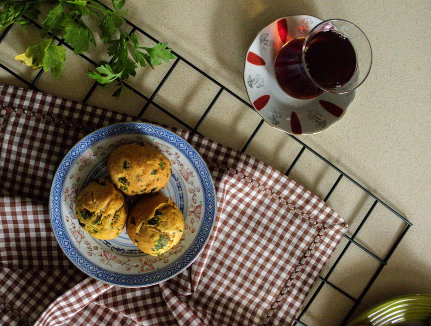 Herbed Egg Muffins with orange zest — food · Breakfast & Brunch