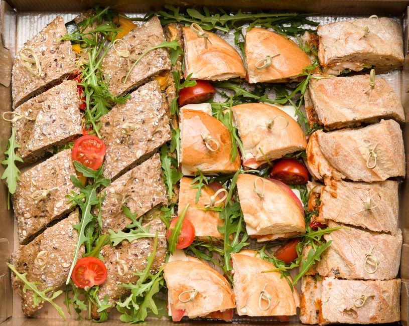 Mini Sandwich Platter for your own spread — food · Food & Hosting