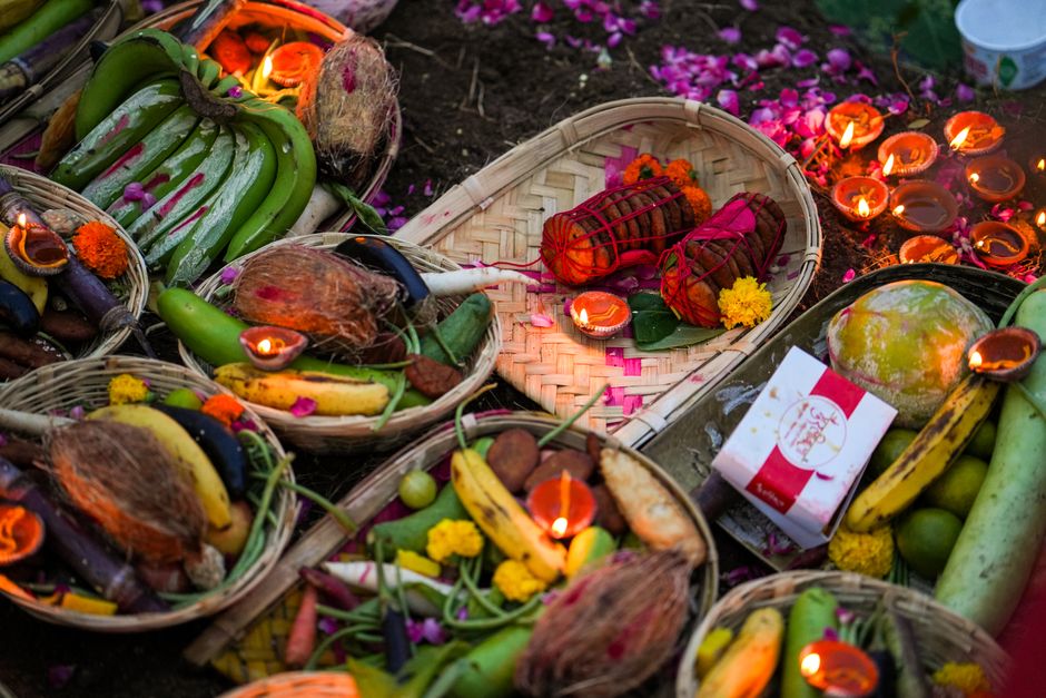 Water-And-Fruit Setup with a short breathing pause — wellness · Morning Routines
