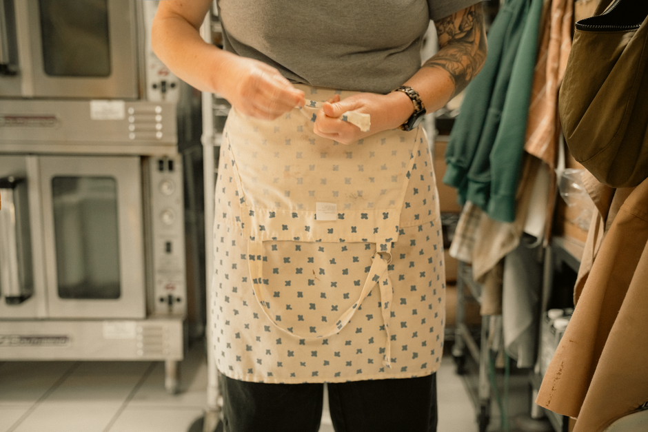 Apron with a layered-paper effect — diy-creativity · Sewing