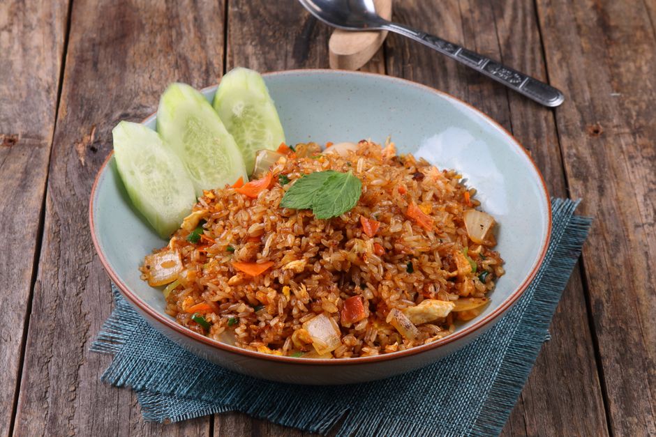 Vegetable Fried Rice for a family dinner — food · Recipes