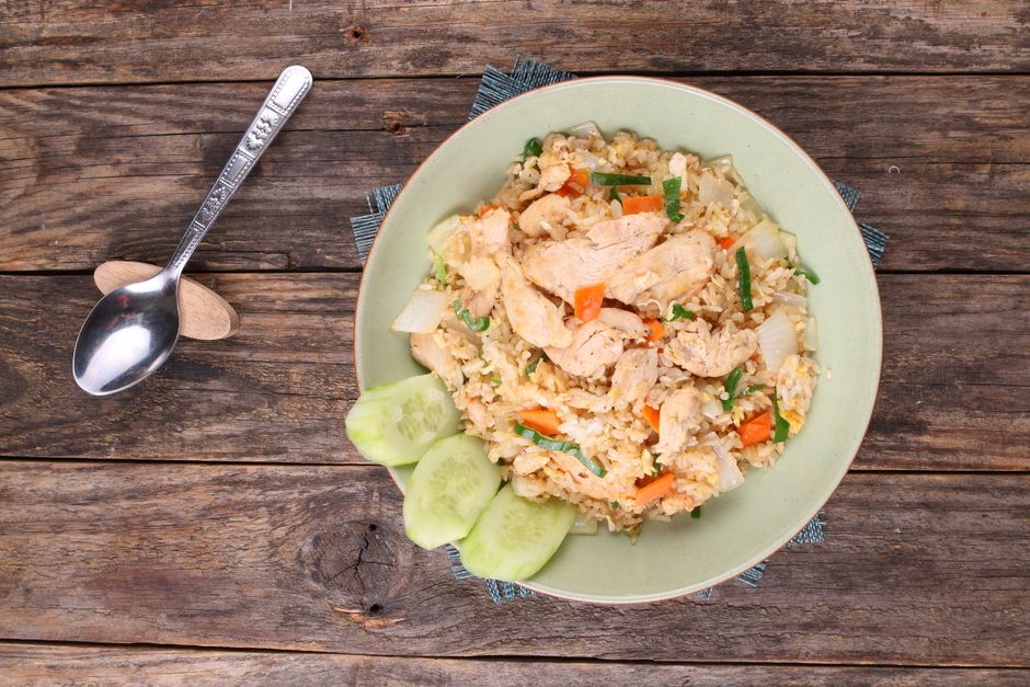 Vegetable Fried Rice for a casual gathering — food · Recipes