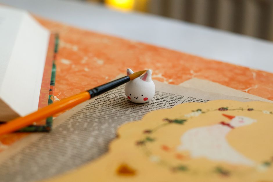 Air-Dry Clay Magnet for a small creative corner — diy-creativity · Crafts