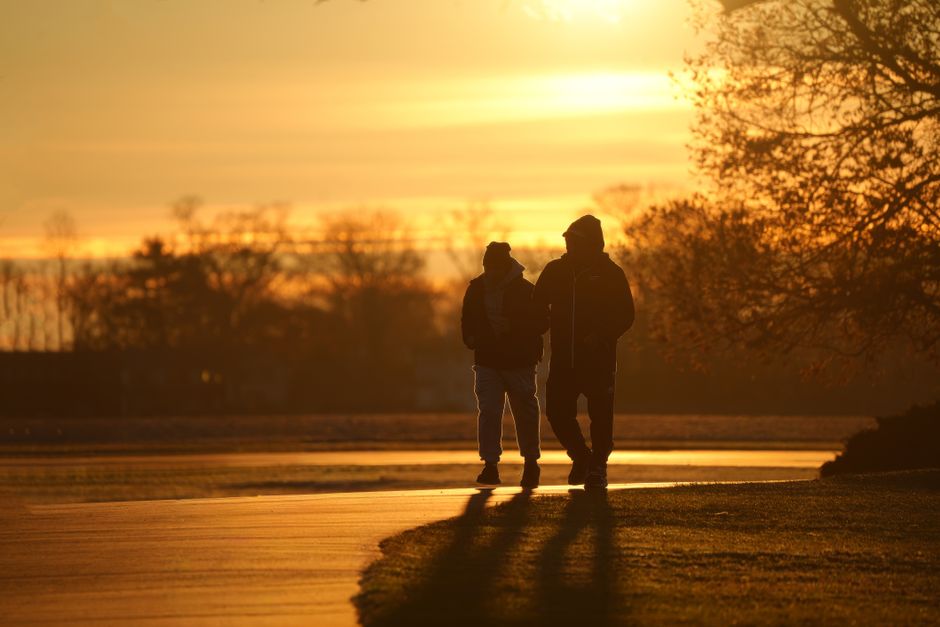 Sunrise Coffee Walk with a weather-flexible route — travel · Couples Travel
