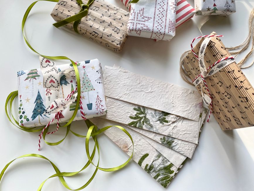 Gift-Wrapping Station with a candlelit welcome — celebrations · Christmas