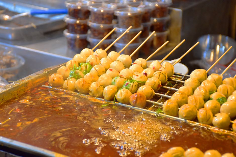 Caprese Skewers with a sweet heat sauce — food · Party Food