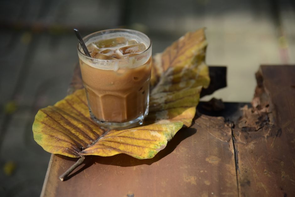 Cardamom Iced Coffee for a party beverage station — food · Drinks