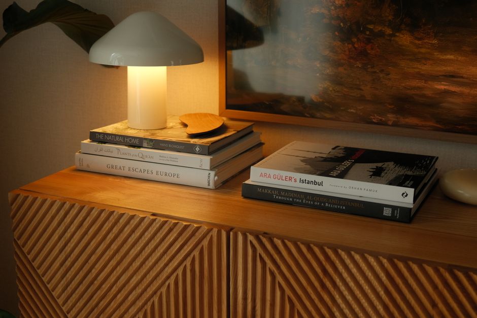 Oak Console with a hotel-inspired finish — home · Home Decor