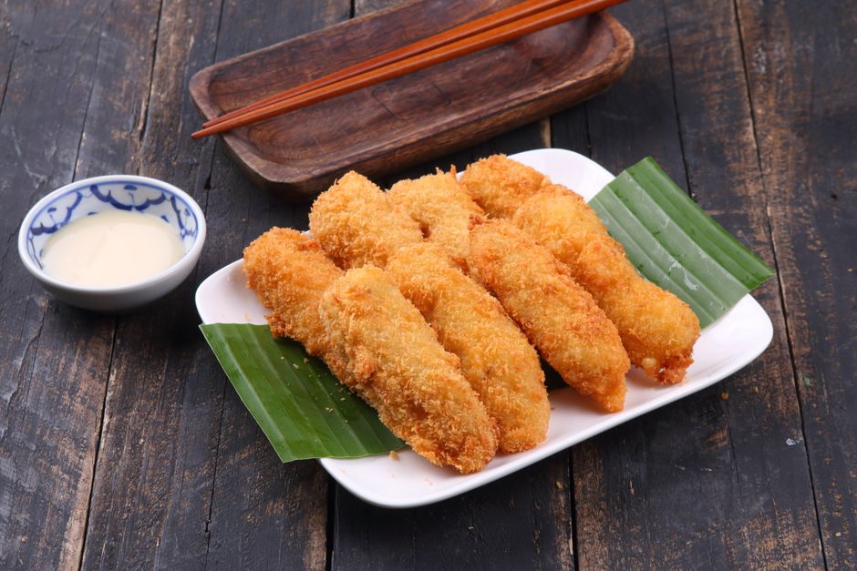 Crispy Corn Fritters for bite size serving — food · Party Food