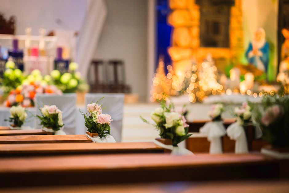 Ceremony Aisle Details with a DIY finishing piece — celebrations · Weddings