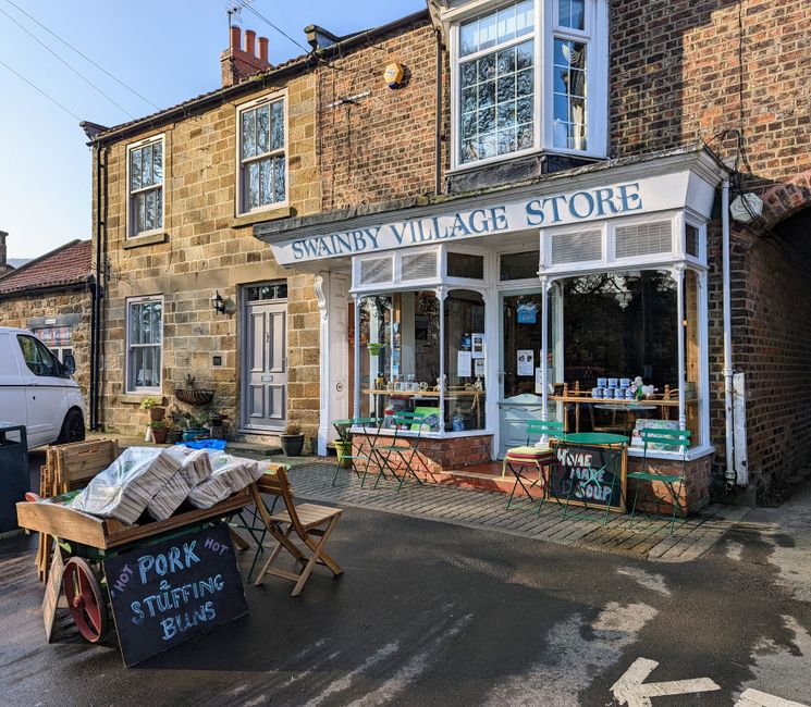 Small-Town Pie Shop around a neighborhood market — travel · Road Trips