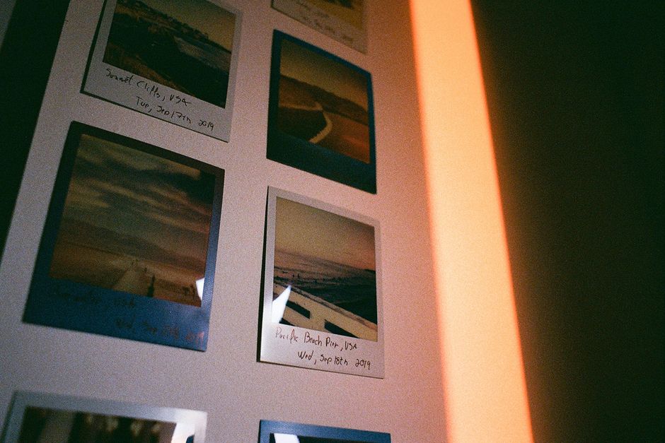 Memory-Photo Wall with a candlelit welcome — celebrations · Birthdays