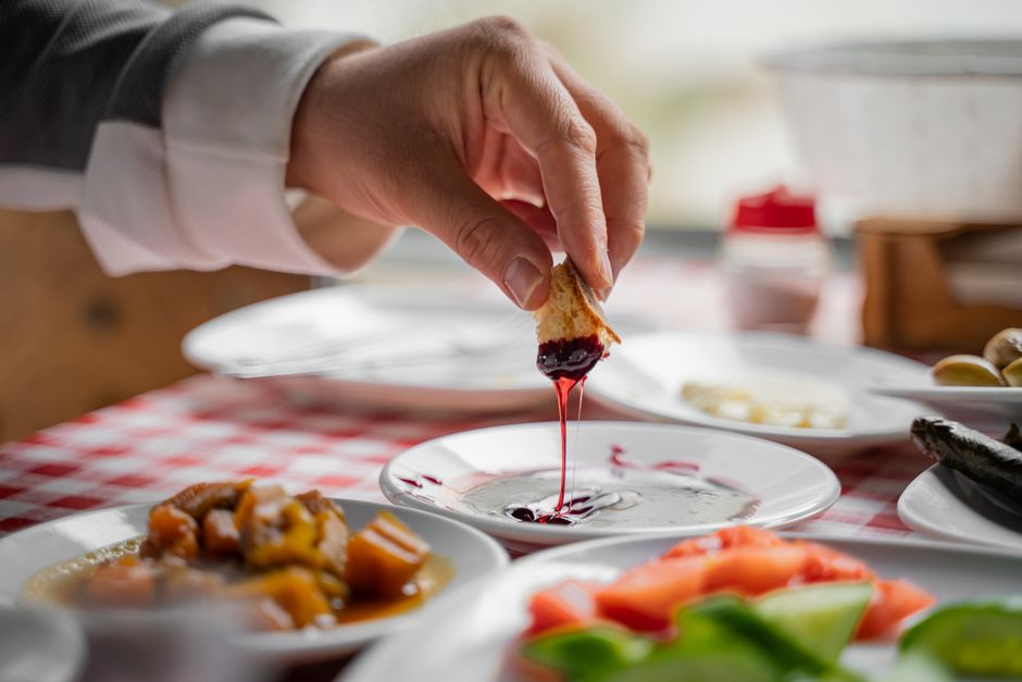 Warm Dip Table for a backyard lunch — food · Food & Hosting