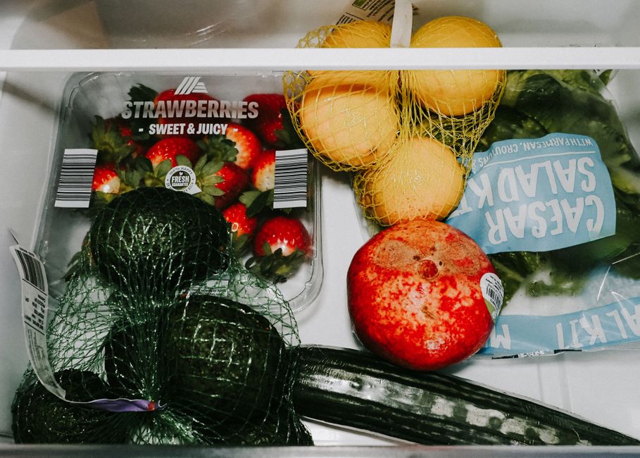 Balanced Snack Drawer with a hydration cue — wellness · Healthy Habits
