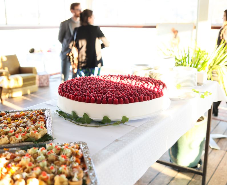 Fresh Fruit Dessert Table with a vegetarian option — food · Food & Hosting