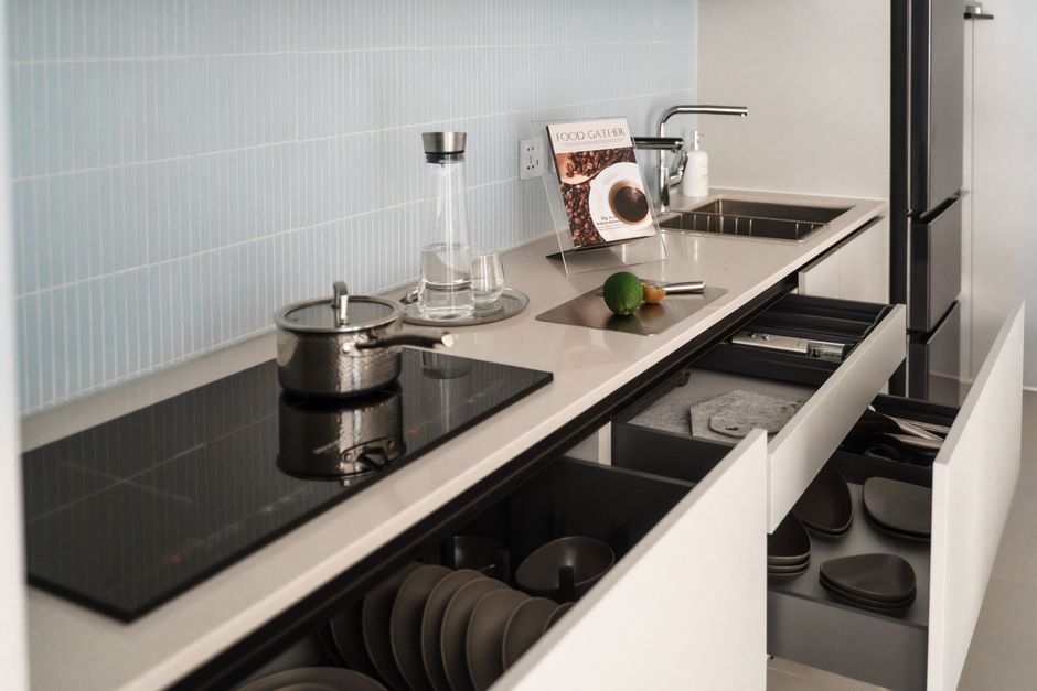 Drawer Organizer using one-color repetition — home · Kitchens
