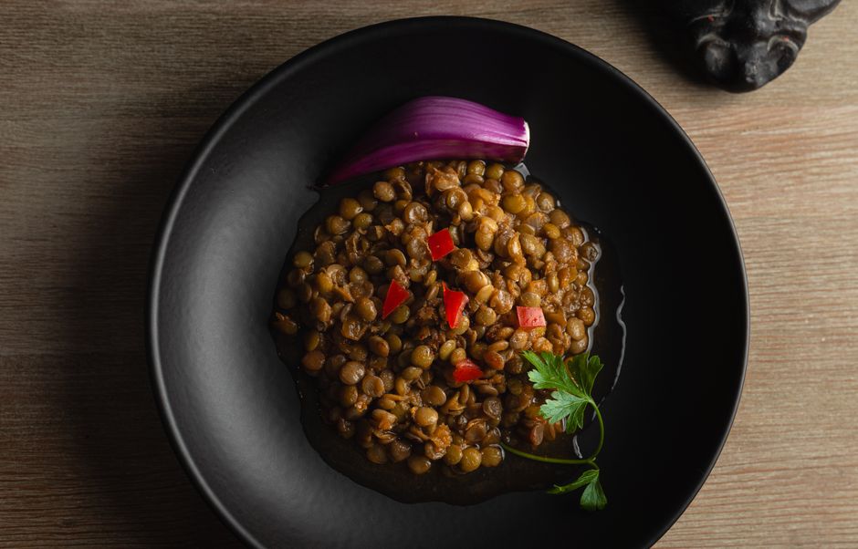 Lentil Soup — hummus veggie wrap with a bright tomato relish — food · Lunch Ideas
