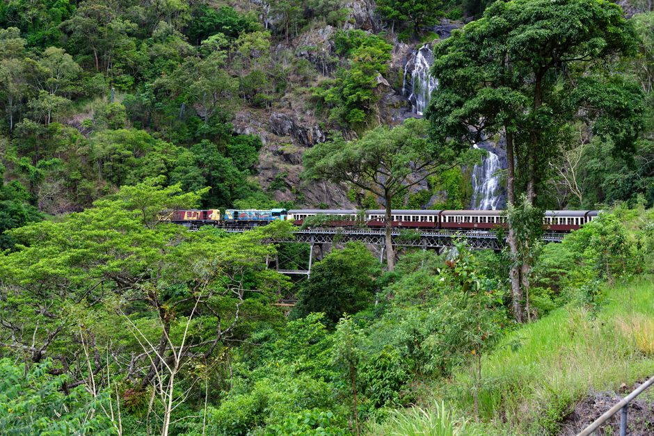 Scenic Train Ride around a neighborhood market — travel · Couples Travel
