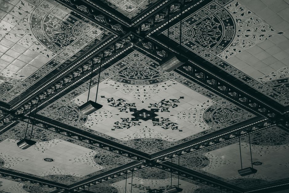 Statement Ceiling with removable updates — home · Interior Design