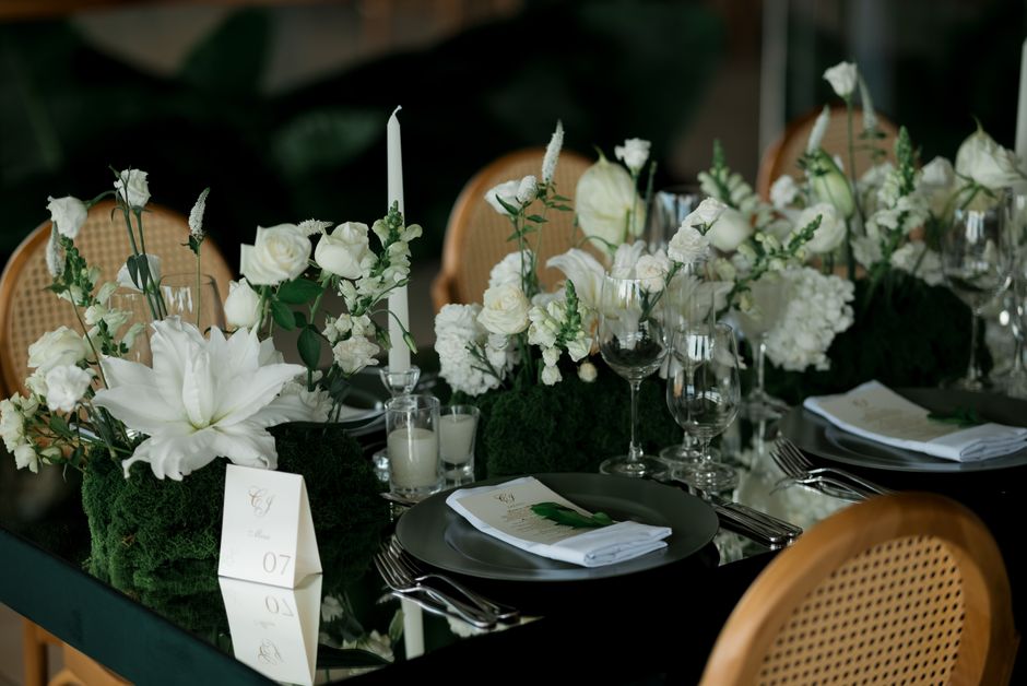 Table-Number Design for a weather-flexible event — celebrations · Weddings
