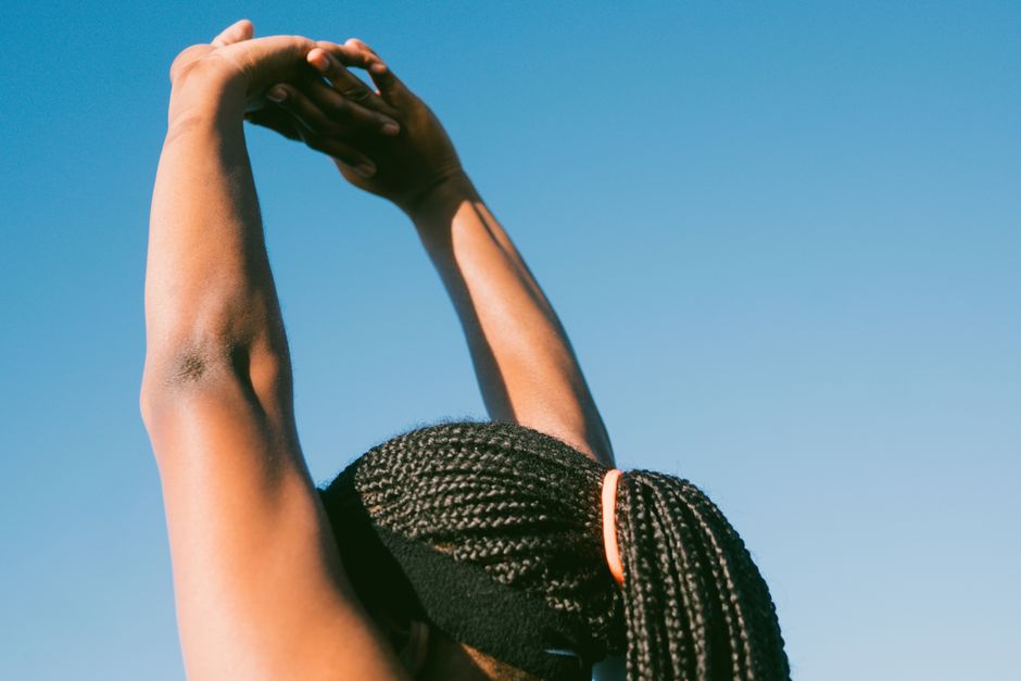 Gentle Stretch during a morning transition — wellness · Relaxation