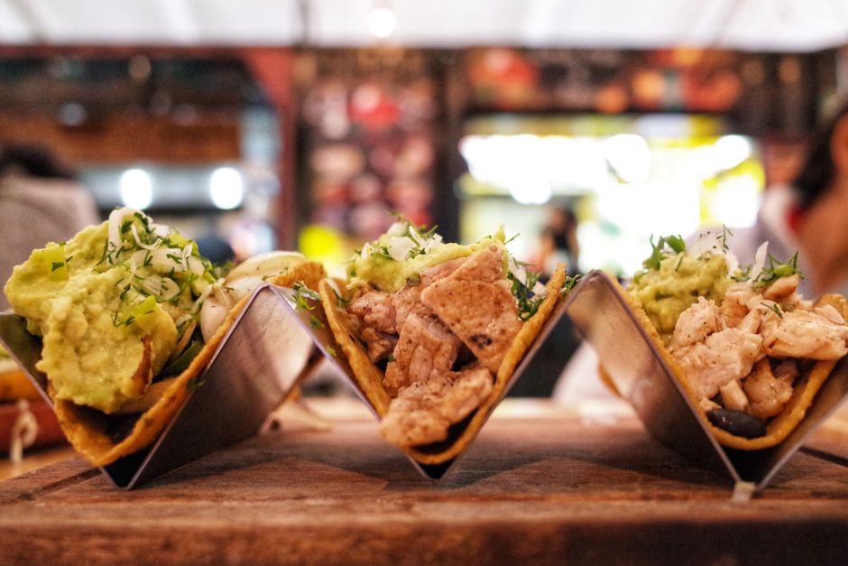 Build-Your-Own Taco Bar for guests different tastes — food · Food & Hosting