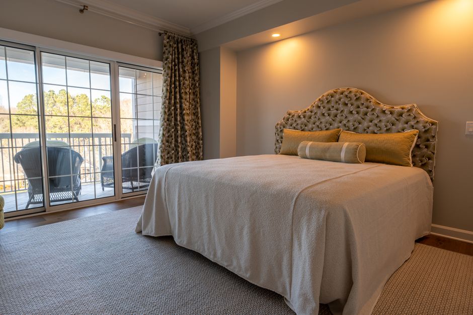 Upholstered Headboard with a vintage-modern mix — home · Bedrooms