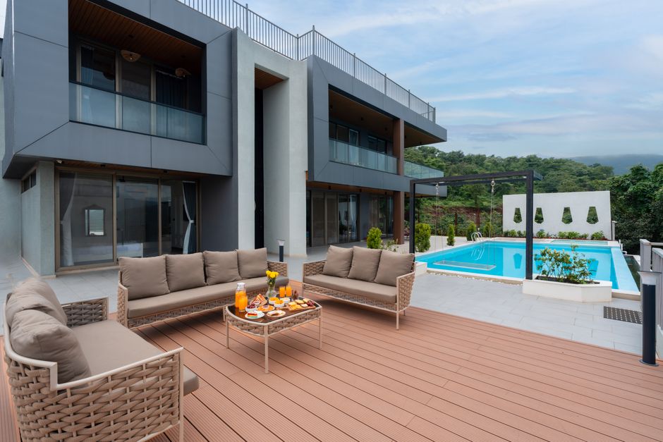 Outdoor Lounge around a themed snack table — celebrations · Parties
