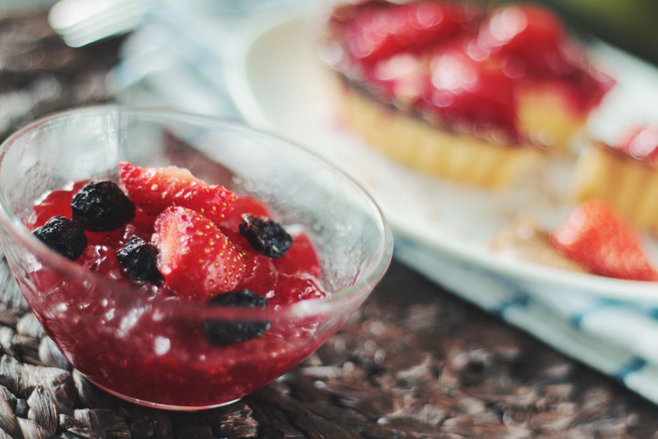 Strawberry Chia Pudding — shakshuka rushed weekday with berry compote — food · Breakfast & Brunch