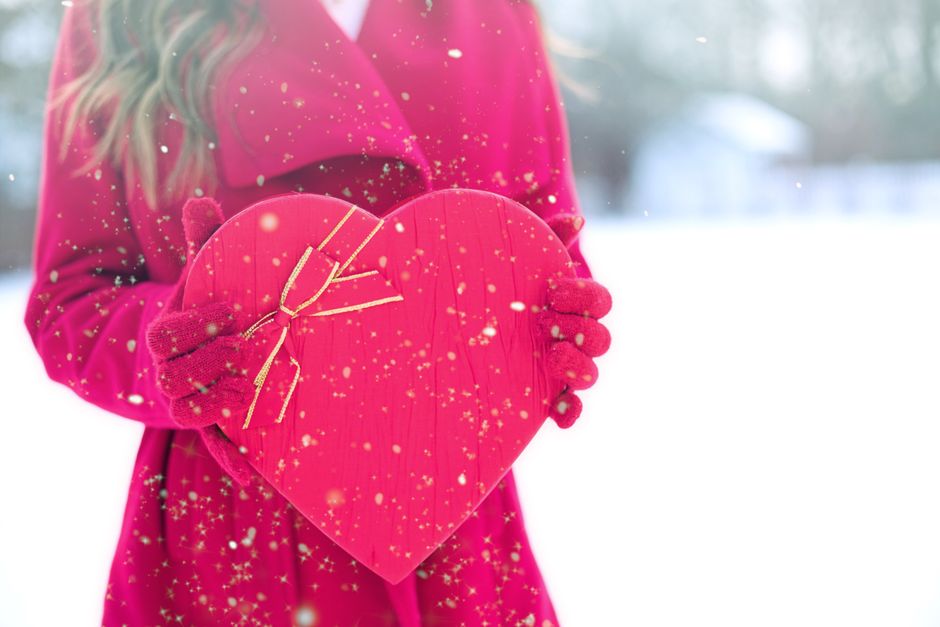 food-presentation valentine's day with a cozy evening mood — celebrations · Valentine's Day