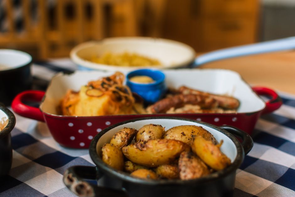 Baked Potato Bar for a dinner party — food · Food & Hosting